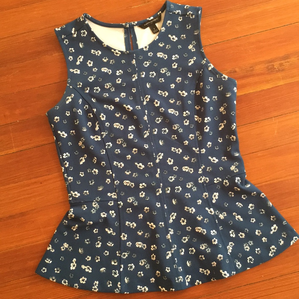 BR peplum top